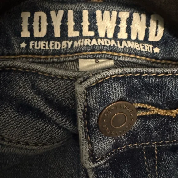 Idyllwind Light Blue Flare Jeans - Picture 2 of 3